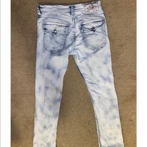 True religion light washed jeans